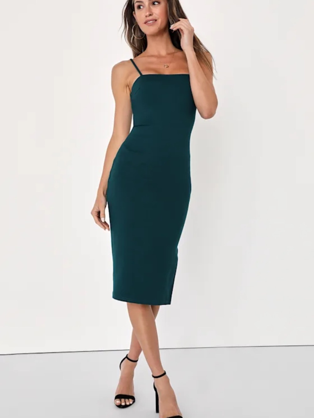 Lulus forest green body on dress
